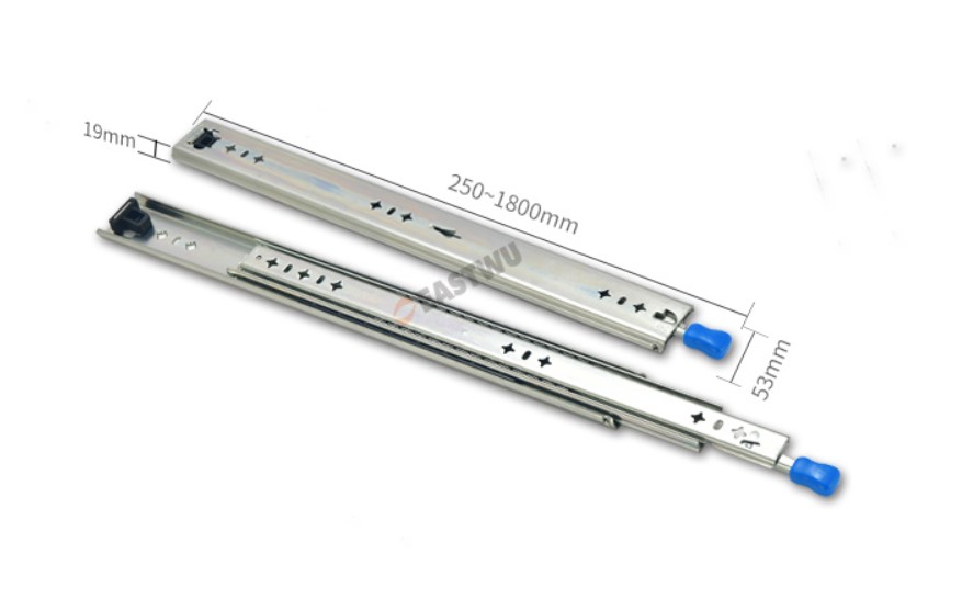 750mm – Guias telescopicas para cajón (x2)