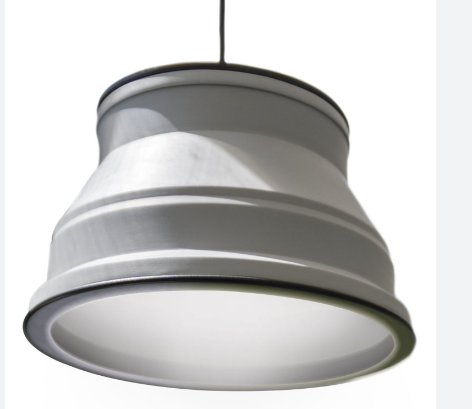 Lampara Colgante Gris