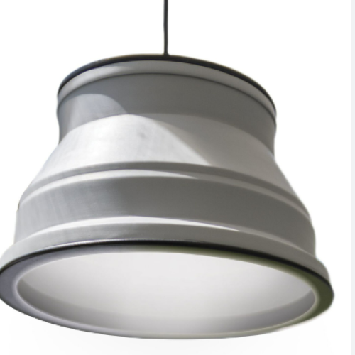 Lampara Colgante Gris