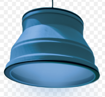 Lampara Colgante Azul