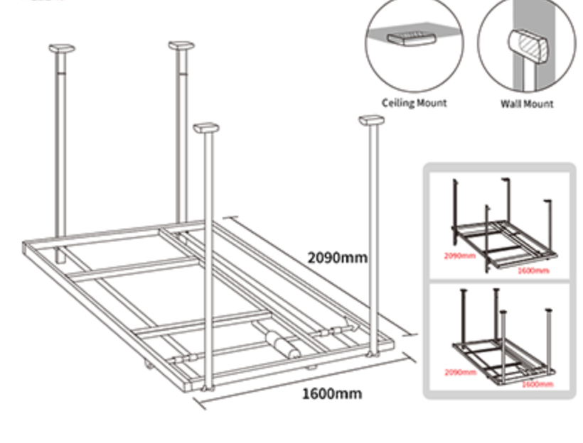 Sistema de elevacion de Cama
