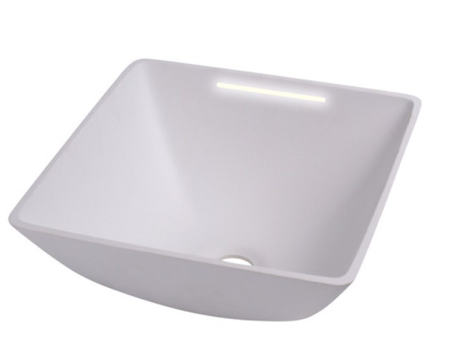 Bacha Cuadrada con led
