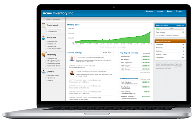 SalesBinder - Online Inventory Management System, Web-Based Asset Management, QuickBooks ...